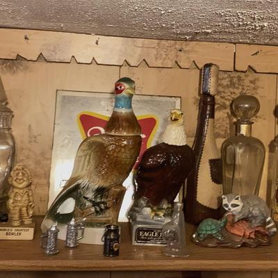 Misc Decanters & Breweriana Lot 