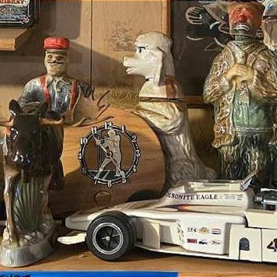 People and Faces Decanters Lot 