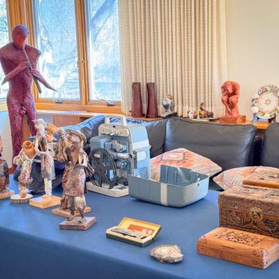 Life Size Michael Tillyer Sculpture & couch are not for sale
