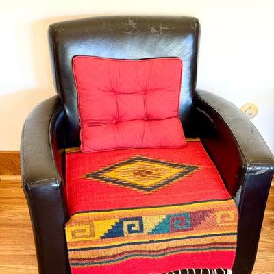 MCM Style Leather Chair