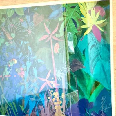 "Birds in the Jungle" large format signed print by Gustav Likan
