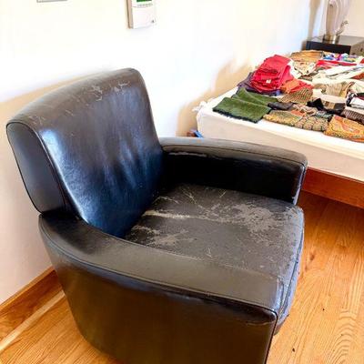 MCM Style Leather Chair