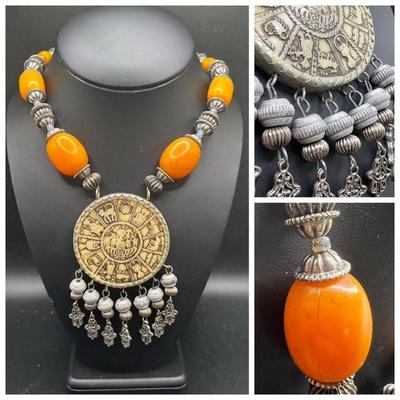 Necklaces * Earrings * African Jewelry * Mother of Pearl * Sterling Silver * Ultraviolet Glow *Vintage Jewelry