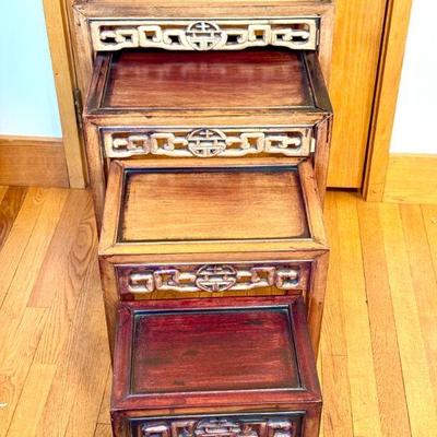 Asian Style Nesting Tables