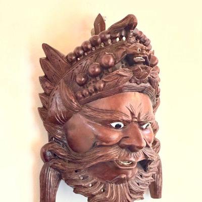 Asian Carved Mask