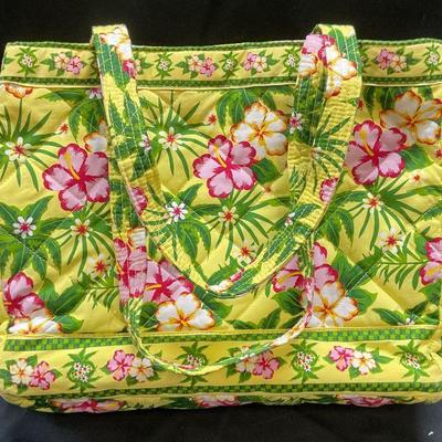 Americana by Sharif Yellow Quilted Handbag
