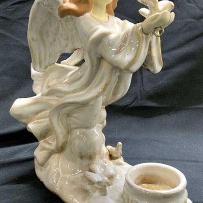 Ceramic Angel Figure Candle holder
