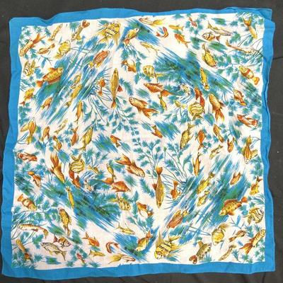 GAP Multi Toned Cotton Fish Scarf

