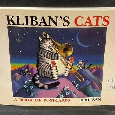 B Hap Klibans Cats Postcard Book 1996
