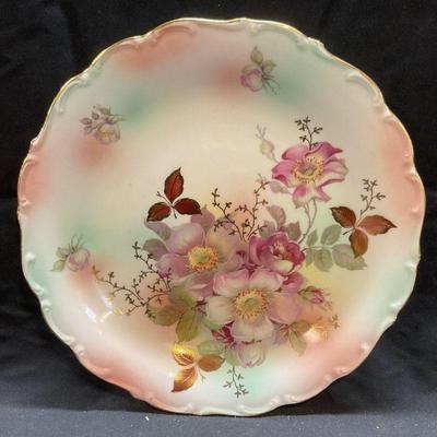Vintage Schumann Porcelain Floral Plate Germany
