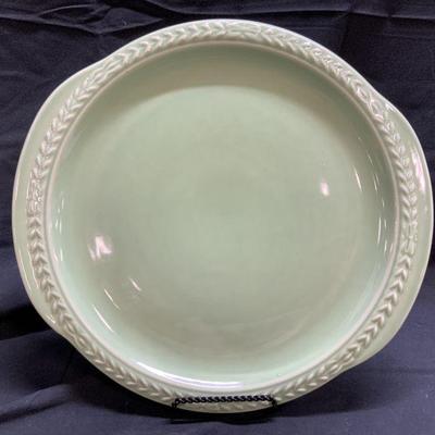 LAURELLA UNIVERSAL Ceramic Platter W Handles Green
