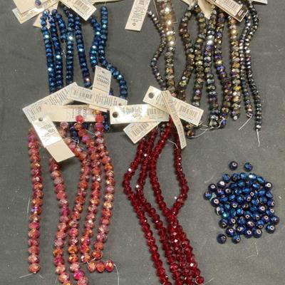 Group Lot Crystal Beads, Jewelry Makers NWT
