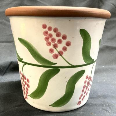 COUNTRYMAN CERAMICS Hand Painted Planter
