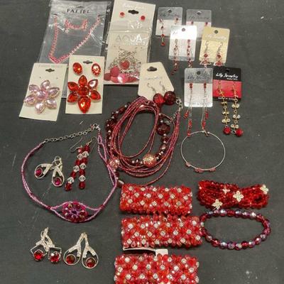 Group Lot 20+ Assorted Crystal Costume Jewelry NWT
