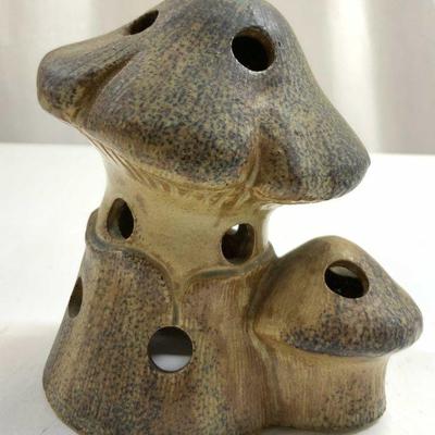Mid Century Mushroom Ceramic Votive

