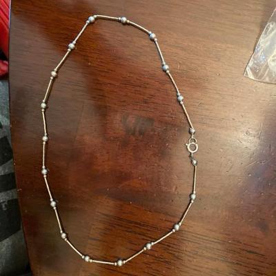 Sterling Silver Choker Necklace