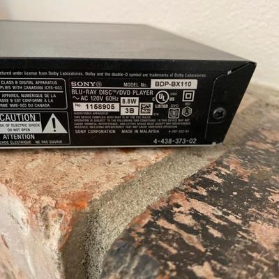 Sony Blu-ray Disc/DVD Player Model BDP-BX110
