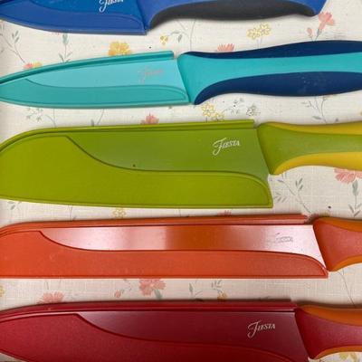 Fiesta Ware 5 Piece Knife set