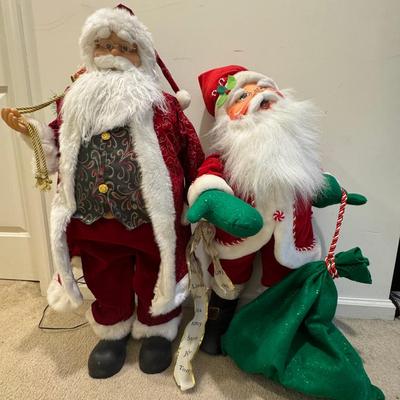 Standing Santas 