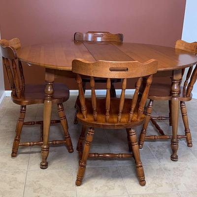 Small Solid Wood Dining Set
