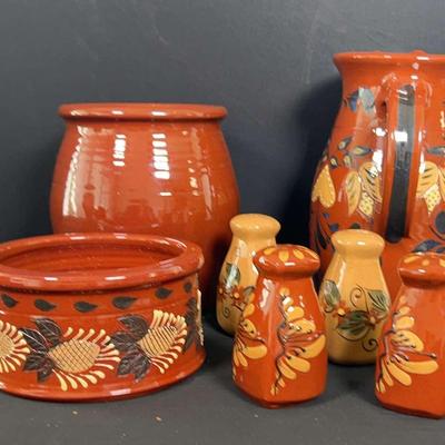 Vintage Eldreth Pottery Redware