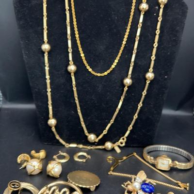 Costume Jewelry Gold Colored 