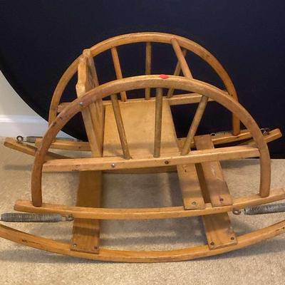 Vintage Teetertot Child Rocker 