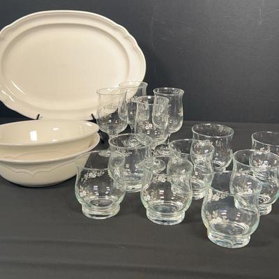 Vintage Pfaltzgraff Glasses And Bowls