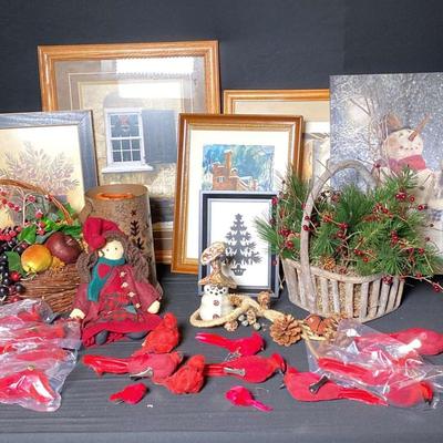 Christmas - Prints and Cardinals 