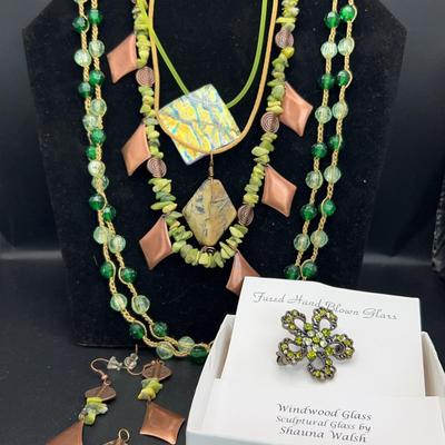 Green Costume Jewelry