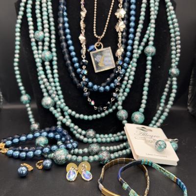 Costume Jewelry Blue