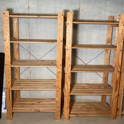 Wood Shelves - Pair of 2