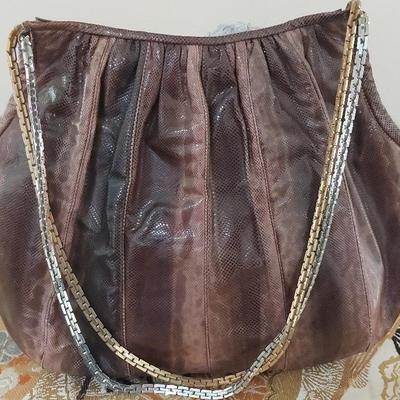 JUDITH LEIBER SNAKESKIN PURSE #4
