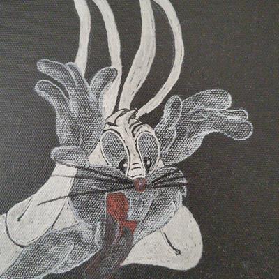 BUGS (BUNNY) MAKING FUNNY FACE - ANDREA SALISBURY - PAINTING