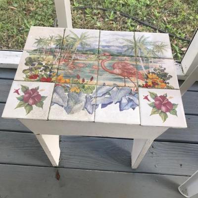 tile table $35
17 X 13 X 17"