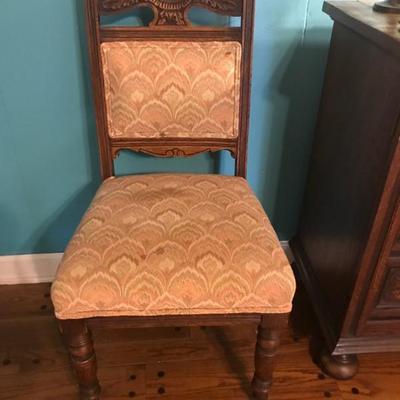 19th century Gothic Revival pair of chairs $120