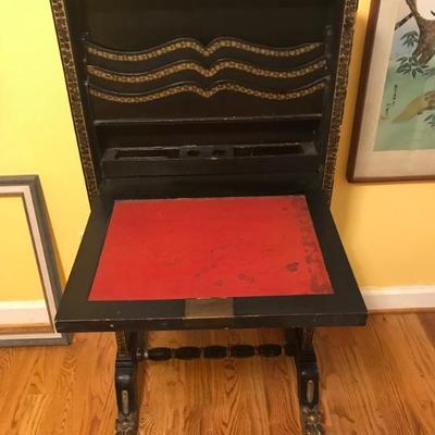 19th Century Chinese writing dest $525
46 X 21 1/2"