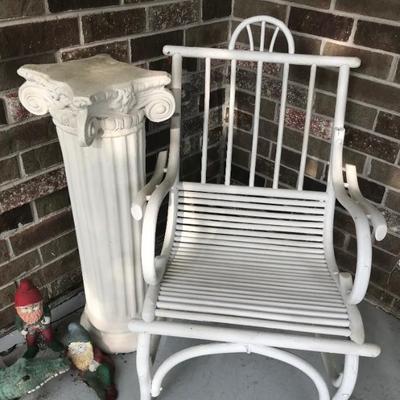 bentwood chair $60
pedestal $35 SOLD
35" tall