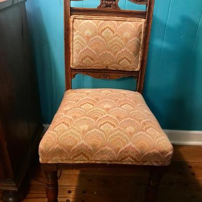 19th century Gothic Revival pair of chairs $120