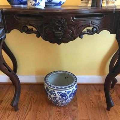 console table $275
53 X 19 1.2 X 34"
