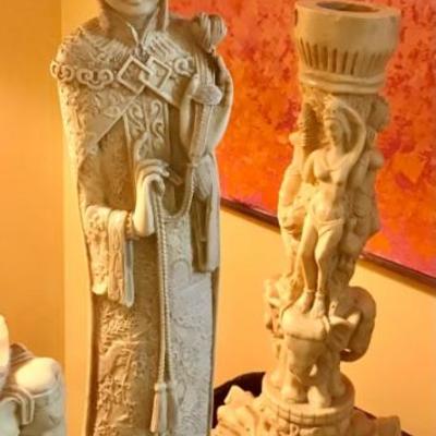 resin castings made in Italy
left $75 as is
right $125
