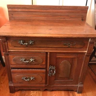 antique washstand $120
32 X 17 1/2 X34"