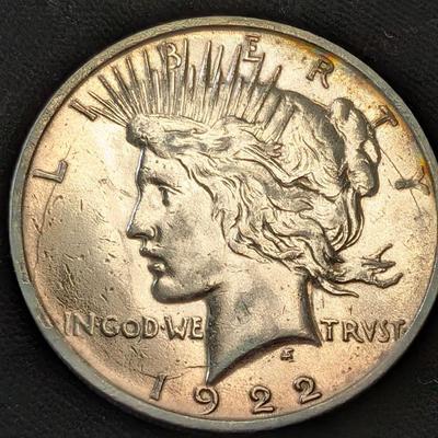 1922-D Silver Peace Dollar