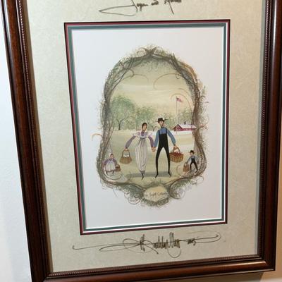 P. Buckley Moss “ Basket Collector” Signed & Numbered Print 