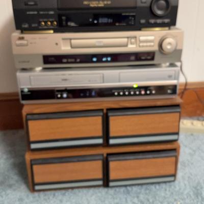Three DVD/VHS Player/Recorders