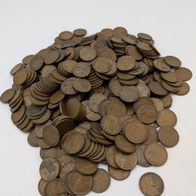 3 Pounds Of Wheat Pennies 
