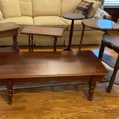 Coffee Table And Assortment Of Other Types Of Tables