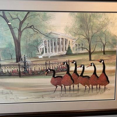 P. Buckley Moss “The Virginia Gentlemen” Signed & Numbered Print 