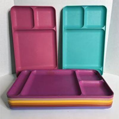 VIntage Tupperware Lunch Trays .jpg