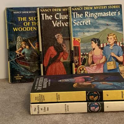 Nancy Drew Mystery Stories Lot #4